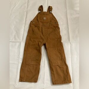 Carhartt 3t Brown Tan Overalls Coveralls Bibs with Reinforced Knees Country Boy